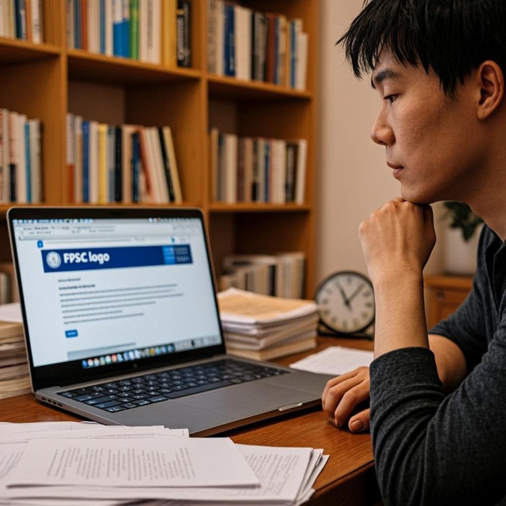 Student waiting for FPSC CSS exam results online