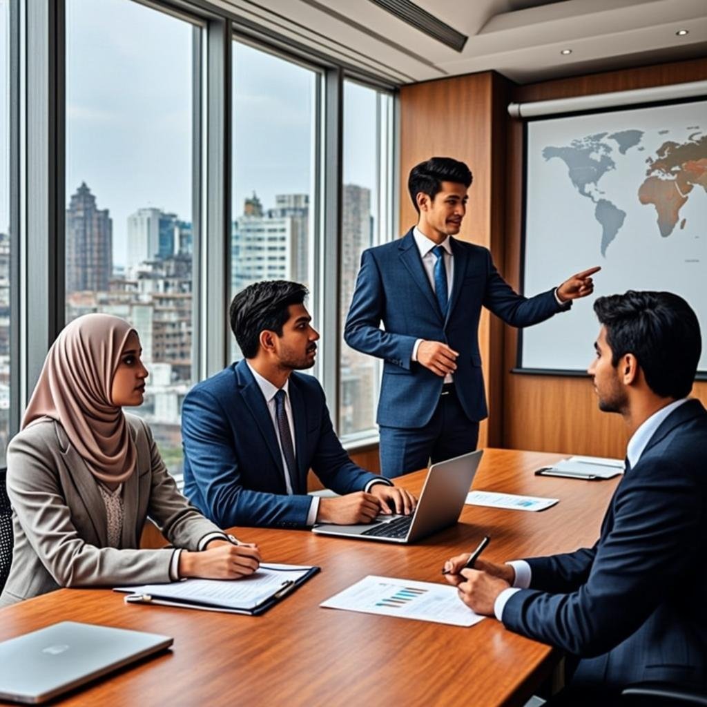 Foreign policy discussion among Pakistani professionals
