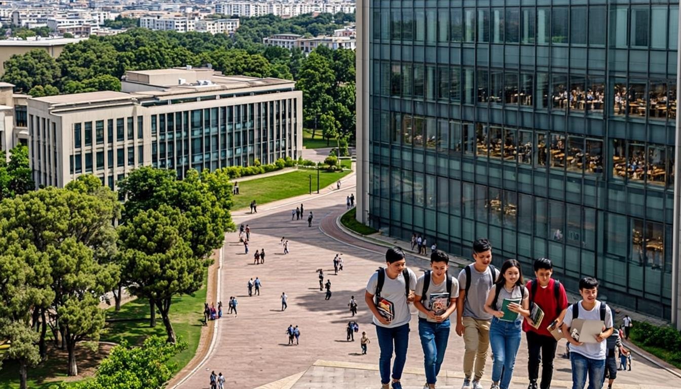Top Pakistani university campus with advanced AI facilities