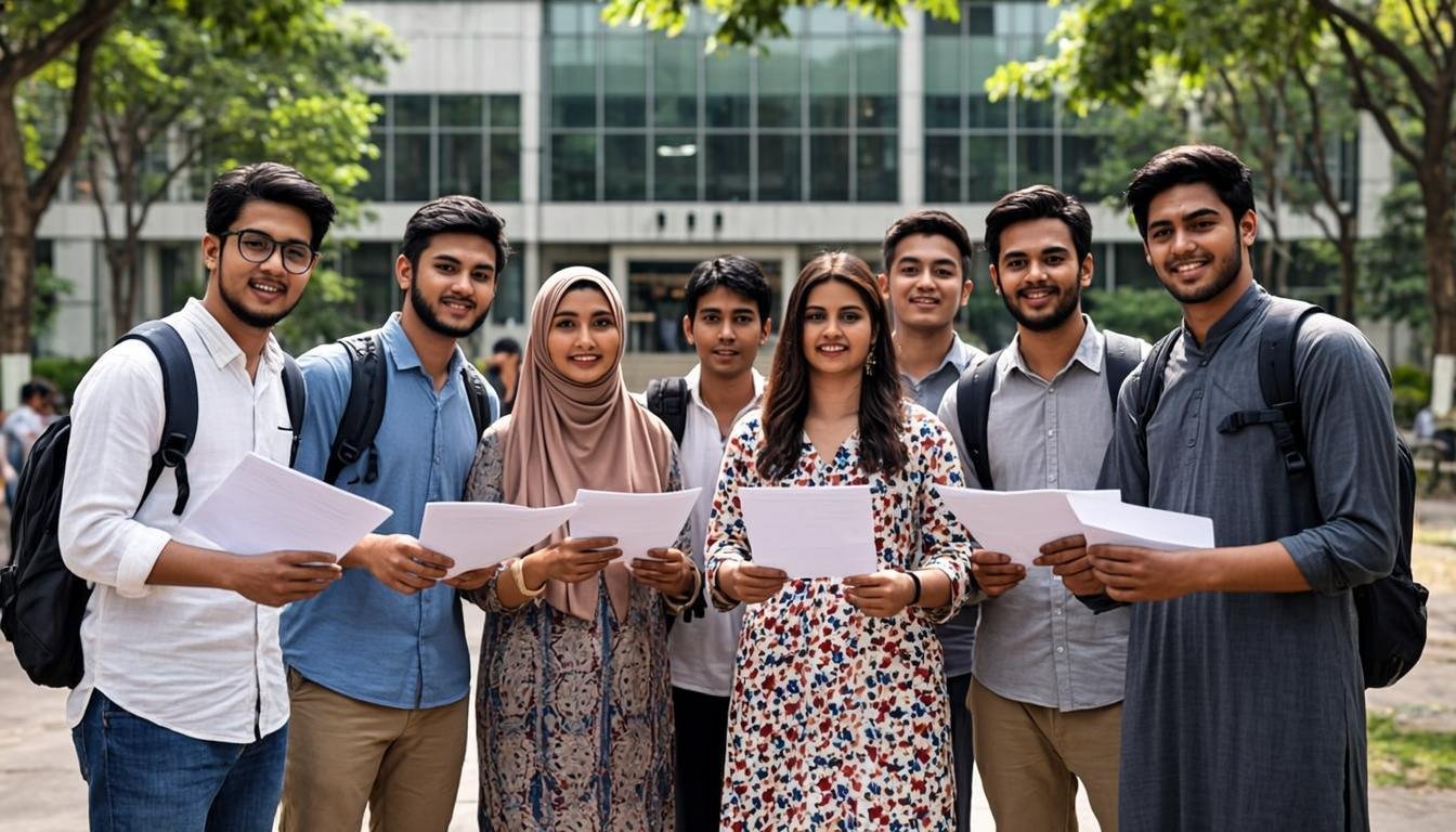 Pakistani students celebrating scholarship opportunities for 2026