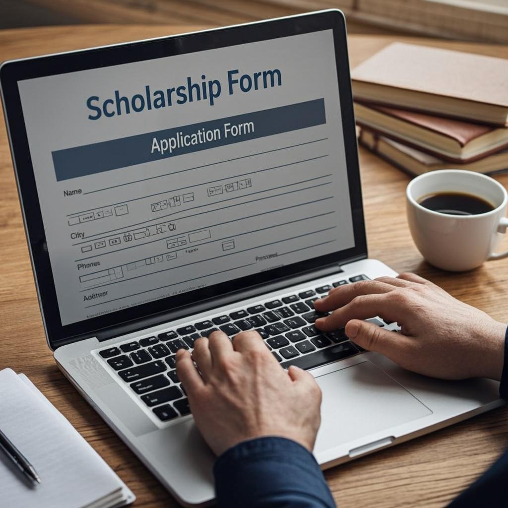 Online scholarship application process
