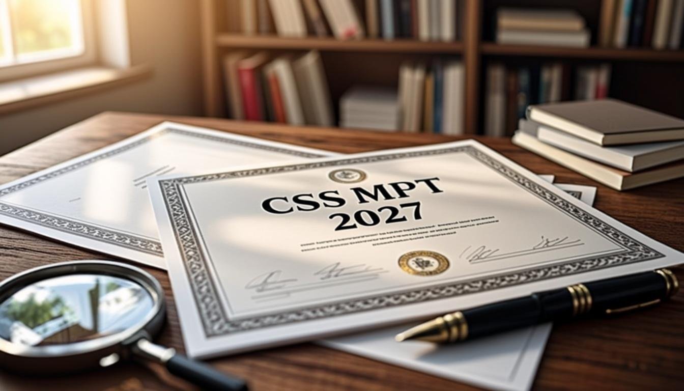 CSS MPT 2027 Admission Certificate Download – FPSC Guide